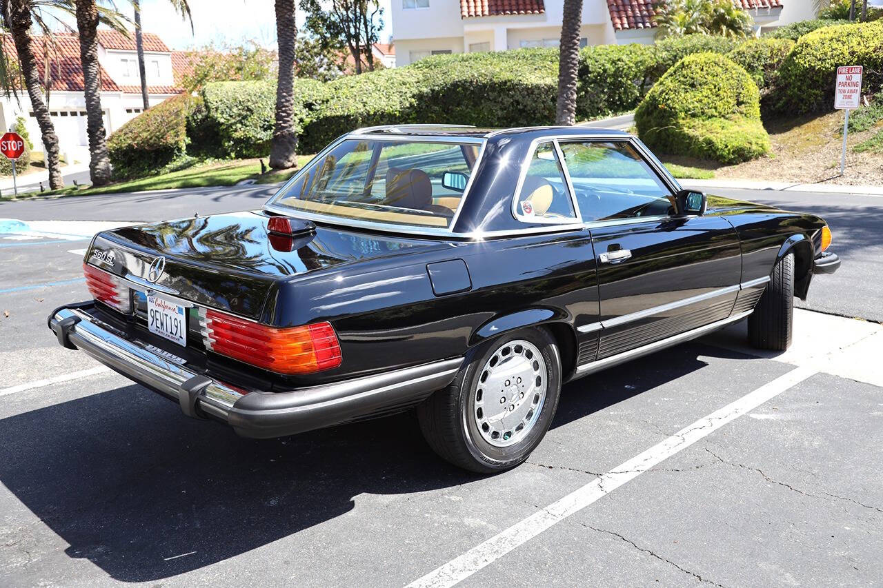 1987 Mercedes-Benz 560-Class for sale at DE AUTOS INC in San Juan Capistrano, CA