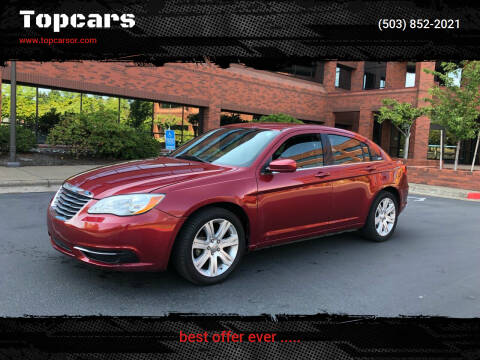 2013 Chrysler 200 for sale at Topcars in Wilsonville OR
