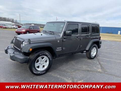 2017 Jeep Wrangler Unlimited for sale at WHITEWATER MOTOR CO in Milan IN