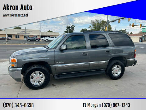 2002 GMC Yukon for sale at Akron Auto - Fort Morgan in Fort Morgan CO