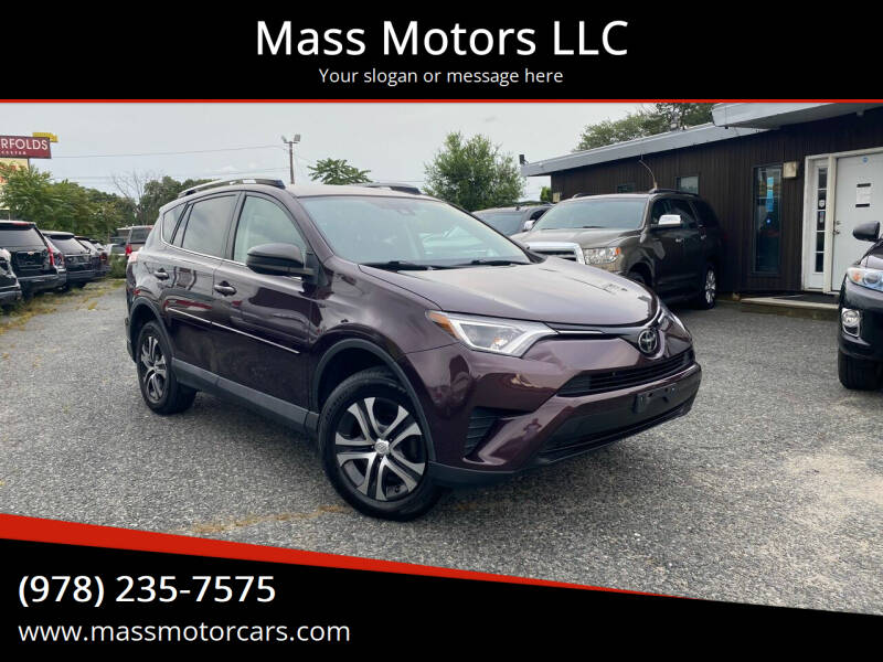 2017 Toyota RAV4 for sale at Mass Motors LLC in Worcester MA