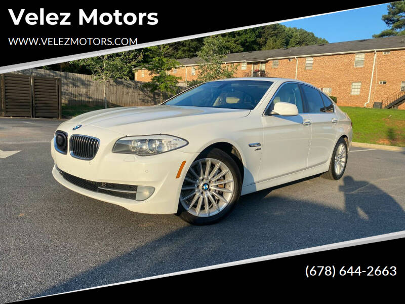 2011 BMW 5 Series for sale at VELEZ MOTOR COMPANY LLC in Orlando FL