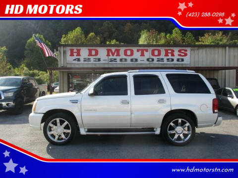 2003 Cadillac Escalade for sale at HD MOTORS in Kingsport TN