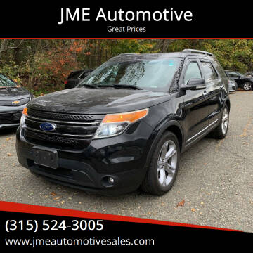 2015 Ford Explorer for sale at JME Automotive in Ontario NY