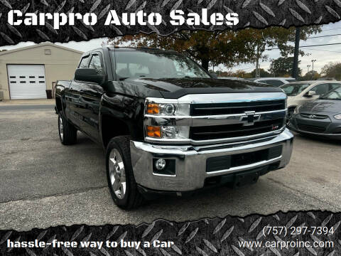 2018 Chevrolet Silverado 2500HD for sale at Carpro Auto Sales in Chesapeake VA