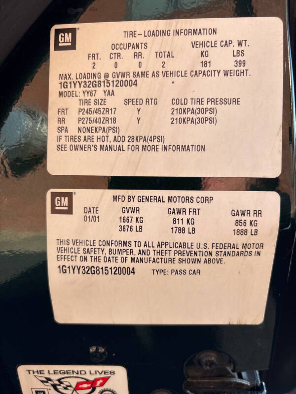 2001 Chevrolet Corvette