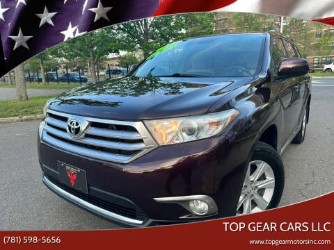 2013 Toyota Highlander for sale at Top Gear Cars LLC in Lynn MA