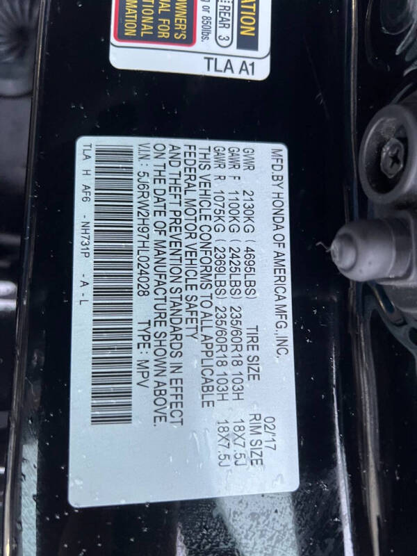 2017 Honda CR-V Touring