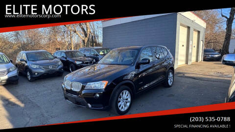 2014 BMW X3 for sale at ELITE MOTORS in West Haven CT