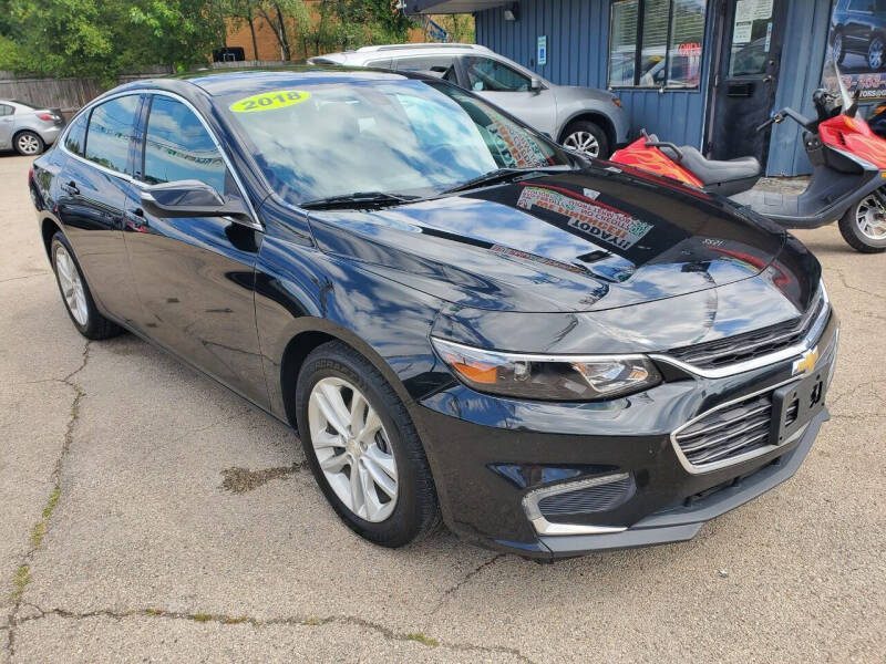 2018 Chevrolet Malibu for sale at Zor Ros Motors Inc. in Melrose Park IL
