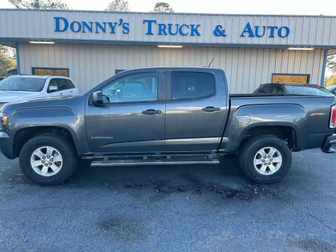 2017 GMC Canyon for sale at DONNY'S TRUCK & AUTO in Turbeville SC