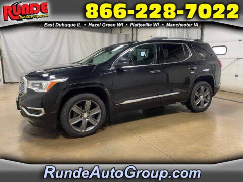 2017 GMC Acadia for sale at Runde PreDriven in Hazel Green WI