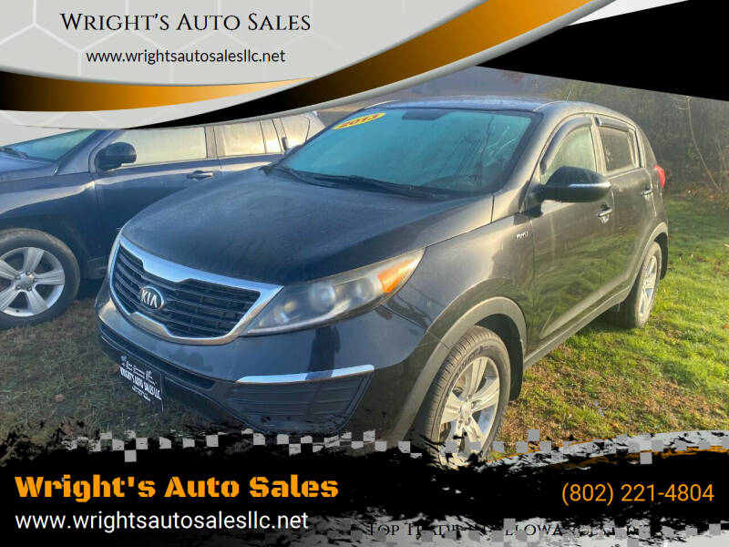 2013 Kia Sportage for sale at Wright's Auto Sales in Townshend VT