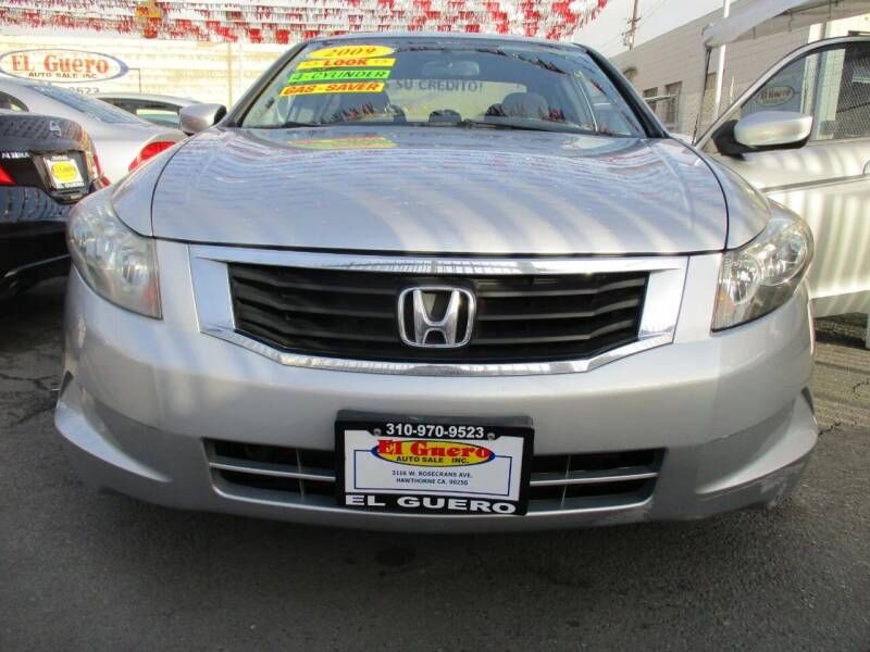 2009 Honda Accord for sale at El Guero Auto Sale in Hawthorne CA