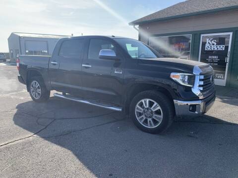 2018 Toyota Tundra for sale at K & S Auto Sales in Smithfield UT