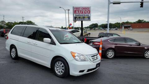 2010 Honda Odyssey for sale at FIRST CHOICE AUTO Inc in Middletown OH