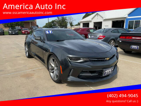 2017 Chevrolet Camaro for sale at America Auto Inc in South Sioux City NE