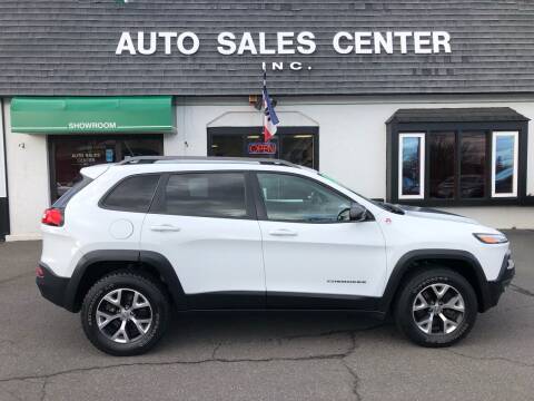 2014 Jeep Cherokee for sale at Auto Sales Center Inc in Holyoke MA