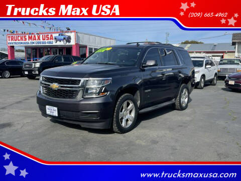 2015 Chevrolet Tahoe for sale at Trucks Max USA in Manteca CA