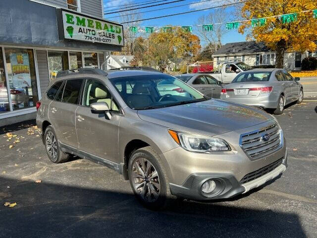 2015 Subaru Outback for sale at Emerald Auto Sales in Spencer MA