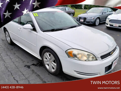 2011 Chevrolet Impala for sale at TWIN MOTORS in Madison OH
