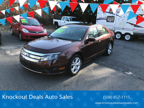 2012 Ford Fusion for sale at Knockout Deals Auto Sales in West Bridgewater MA