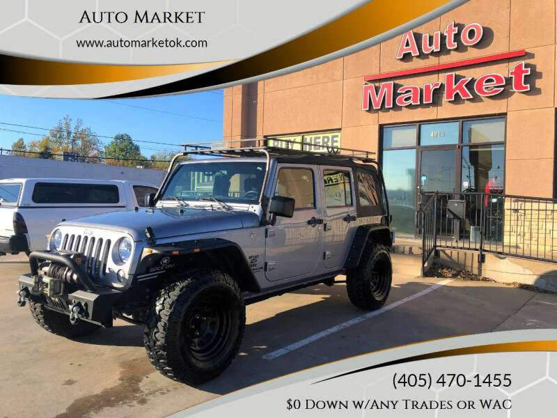 2016 Jeep Wrangler Unlimited for sale at Auto Market in Oklahoma City OK
