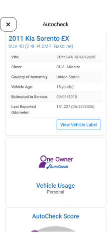 2011 Kia Sorento EX