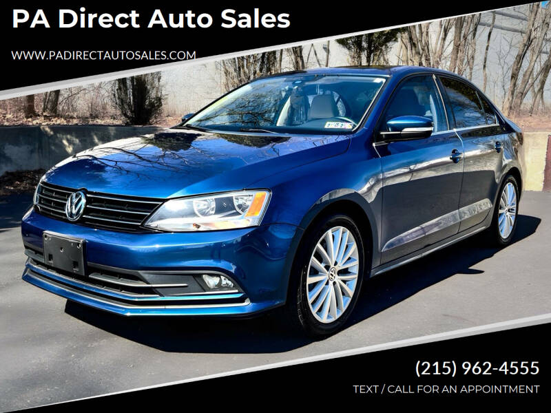 2016 Volkswagen Jetta for sale at PA Direct Auto Sales in Levittown PA