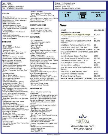 2024 Porsche Cayenne Coupe