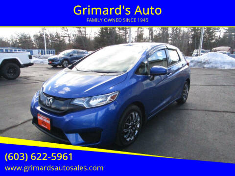 2015 Honda Fit for sale at Grimard's Auto in Hooksett NH