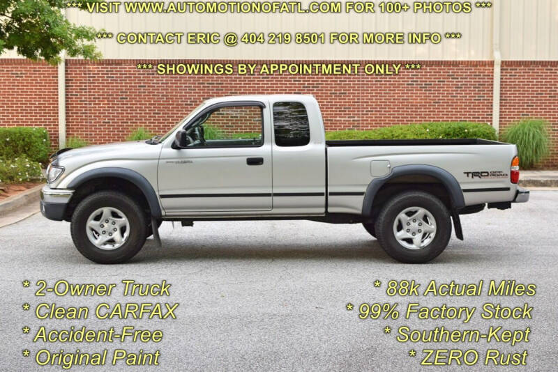 2003 Toyota Tacoma for sale at Automotion Of Atlanta in Conyers GA