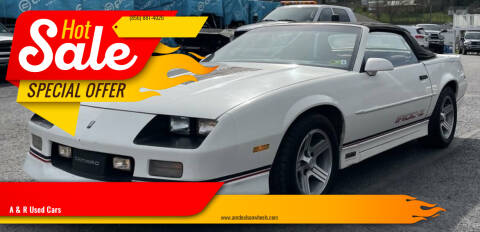 1989 Chevrolet Camaro for sale at A & R Used Cars in Clayton NJ