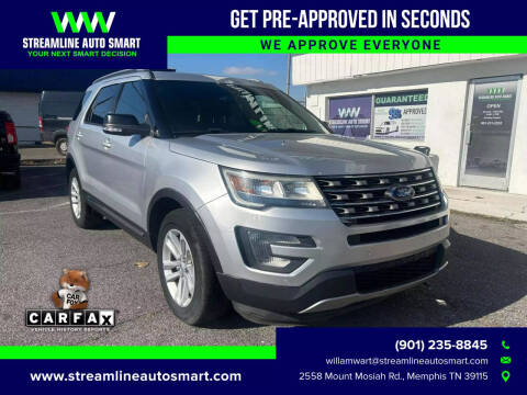 2017 Ford Explorer for sale at Streamline Auto Smart in Memphis TN