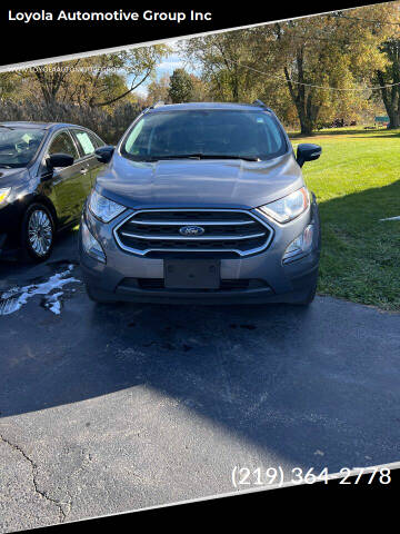 2018 Ford EcoSport for sale at Loyola Automotive Group Inc in Valparaiso IN