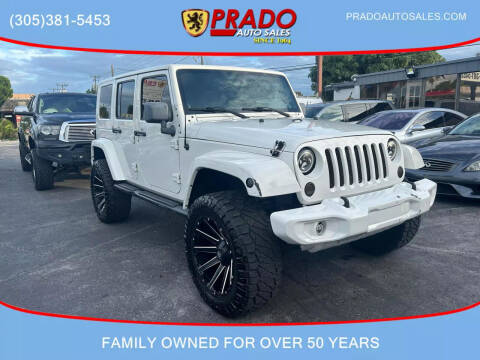 2008 Jeep Wrangler Unlimited for sale at Prado Auto Sales in Miami FL