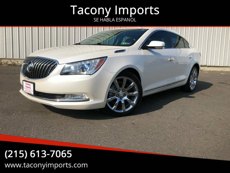 2014 Buick LaCrosse for sale at Tacony Imports in Philadelphia PA