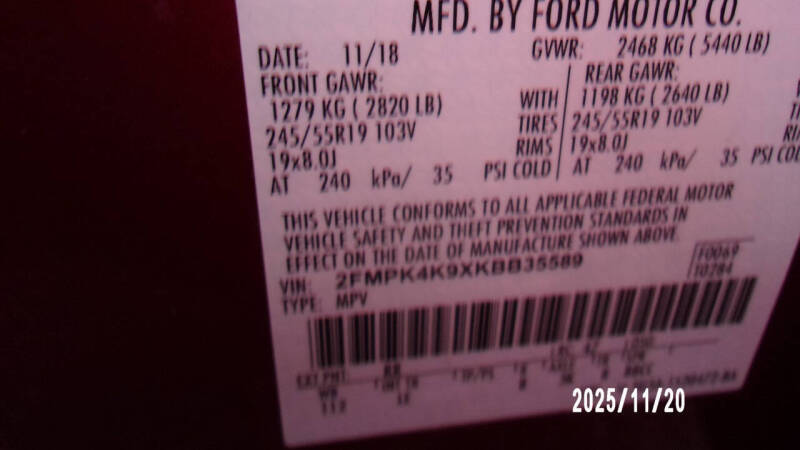 2019 Ford Edge Titanium