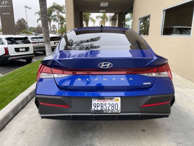 2024 Hyundai Elantra Hybrid Blue