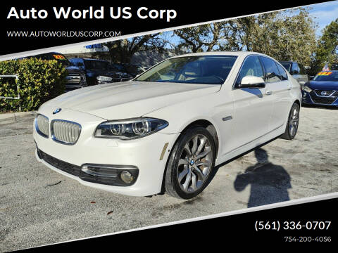 2014 BMW 5 Series for sale at Auto World US Corp in Plantation FL