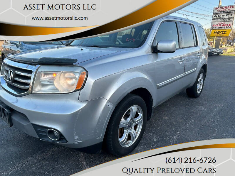 2012 Honda Pilot for sale at ASSET MOTORS LLC in Westerville OH