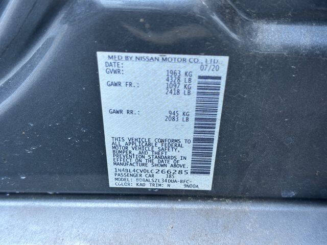 2020 Nissan Altima 2.5 SR