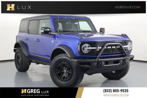 2021 Ford Bronco for sale at HGREG LUX EXCLUSIVE MOTORCARS in Pompano Beach FL