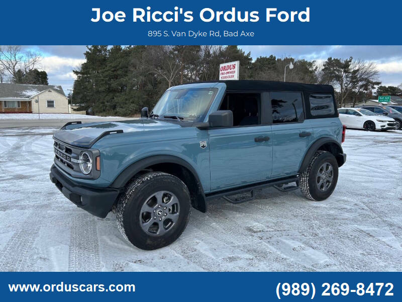 2023 Ford Bronco for sale at Joe Ricci's Ordus Ford in Bad Axe MI