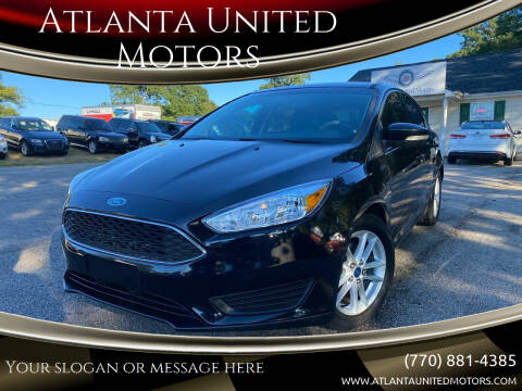 2015 Ford Focus for sale at Atlanta United Motors in Jefferson GA