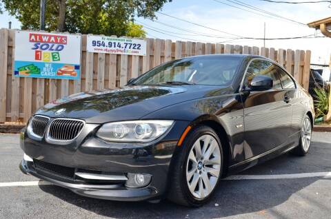 2011 BMW 3 Series for sale at ALWAYSSOLD123 INC in Fort Lauderdale FL