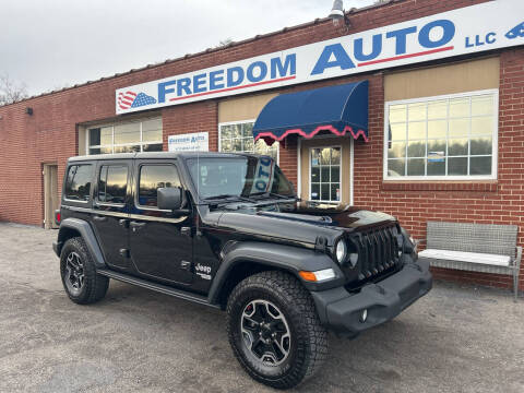 2019 Jeep Wrangler Unlimited for sale at FREEDOM AUTO LLC in Wilkesboro NC