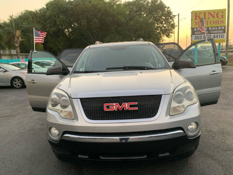 2011 GMC Acadia for sale at King Motors Auto Sales LLC in Mount Dora FL