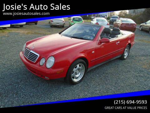 1999 Mercedes-Benz CLK for sale at Josie's Auto Sales in Gilbertsville PA