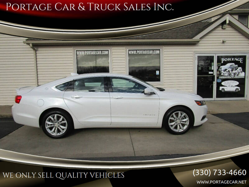 2016 Chevrolet Impala for sale at Portage Car & Truck Sales Inc. in Akron OH